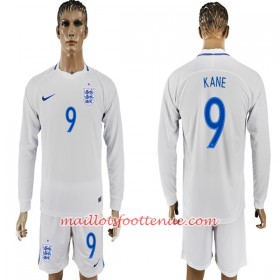 Maillot/Tenue Angleterre Kane 9 Domicile Coupe du monde 2018 Manche Longue